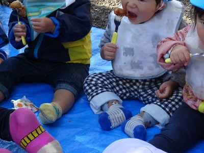 大きな口でアーン！